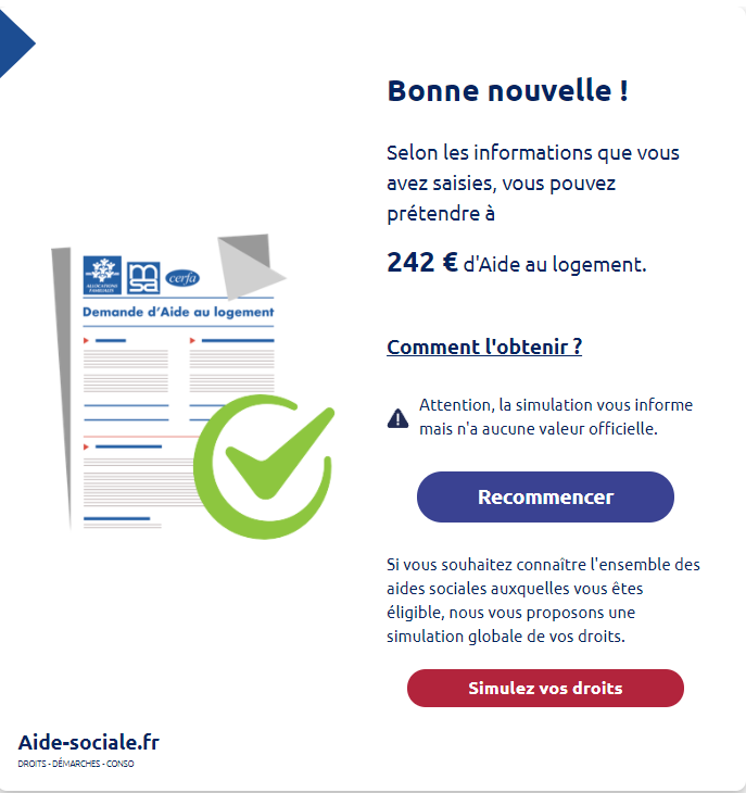 Simulation APL : estimez gratuitement vos droits aux aides au logement